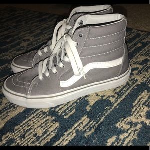 Men’s Gray Sk8-Hi Vans!